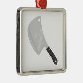 Butcher Knife Metalen Ornament (Rechts)