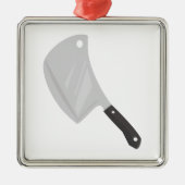 Butcher Knife Metalen Ornament (Voorkant)