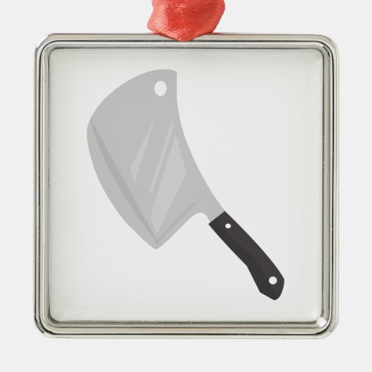 Butcher Knife Metalen Ornament (Voorkant)