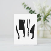 Butcher Knives Briefkaart (Staand voorkant)
