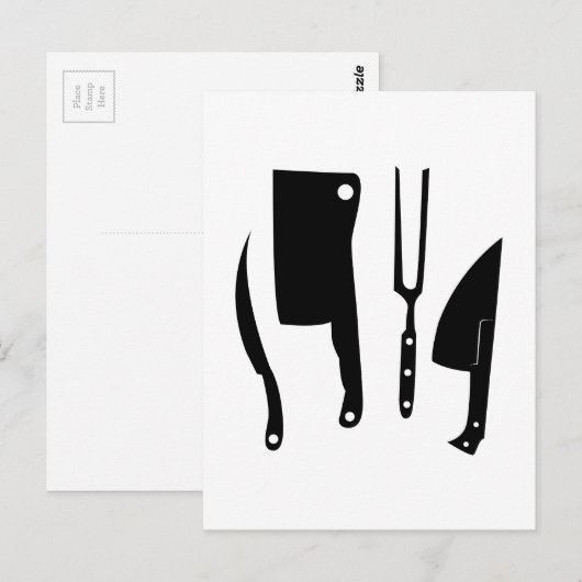 Butcher Knives Briefkaart (Voorkant / Achterkant)