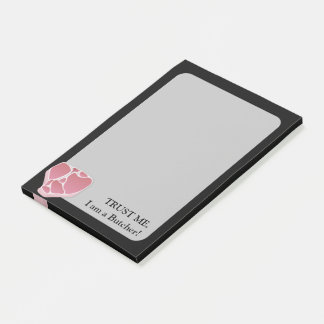 Butcher Post-IT notities op zwarte achtergrond Post-it® Notes