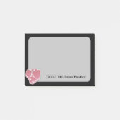 Butcher Post-IT notities op zwarte achtergrond Post-it® Notes (Voorkant)