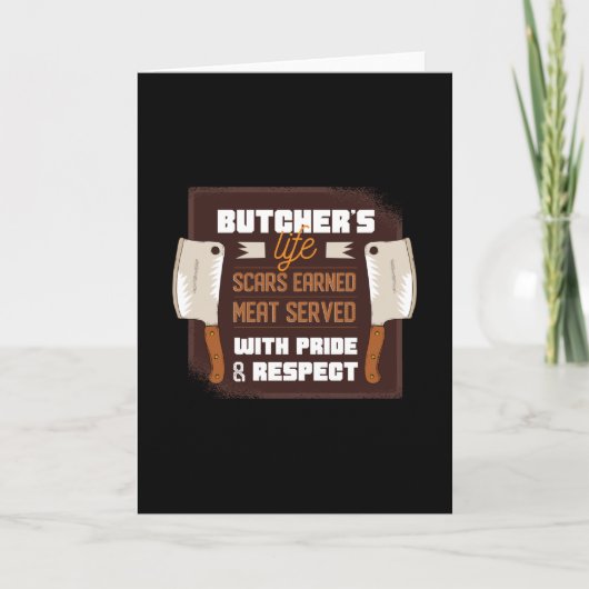 Butcher Quote Kaart (Voorkant)