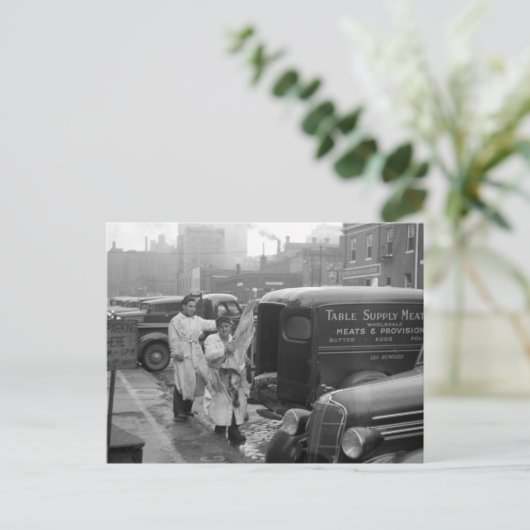 Butcher Shop Boys, 1938 Briefkaart (Staand voorkant)