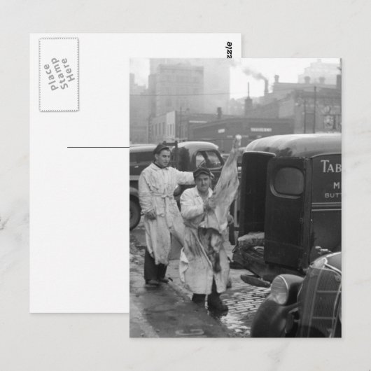 Butcher Shop Boys, 1938 Briefkaart (Voorkant / Achterkant)