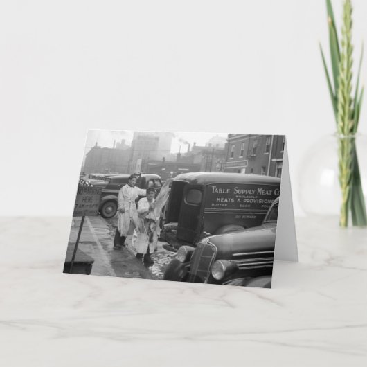 Butcher Shop Boys, 1938 Kaart (Voorkant)