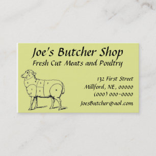 Butcher Shop... Visitekaartje