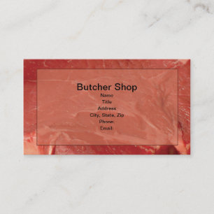 Butcher Shop Visitekaartjes