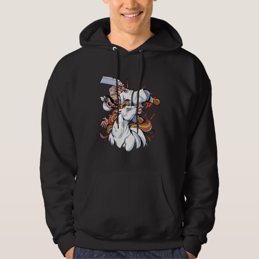 Butcher Unicorn Horse Hoodie (Voorkant)