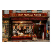 Butcher - Vlees met prijs 1916 Poster (Voorkant)