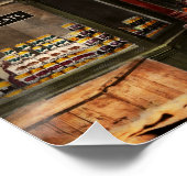 Butcher - Vlees met prijs 1916 Poster (Hoek)