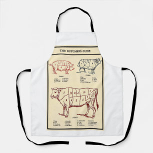  Butcher's Guide c. 1924 Schort