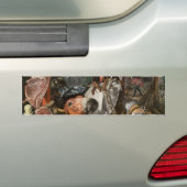 Butcher's Stall (van Pieter Aertsen) Bumpersticker (Op auto)