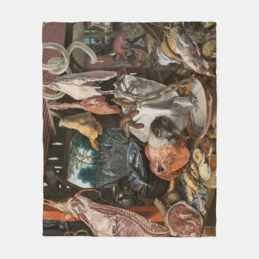 Butcher's Stall (van Pieter Aertsen) Fleece Deken (Voorkant)