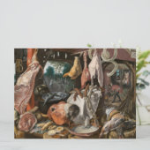 Butcher's Stall (van Pieter Aertsen) Kaart (Staand voorkant)