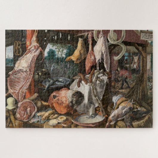 Butcher's Stall (van Pieter Aertsen) Legpuzzel (Horizontaal)