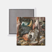 Butcher's Stall (van Pieter Aertsen) Magneet (Voorkant / Achterkant)