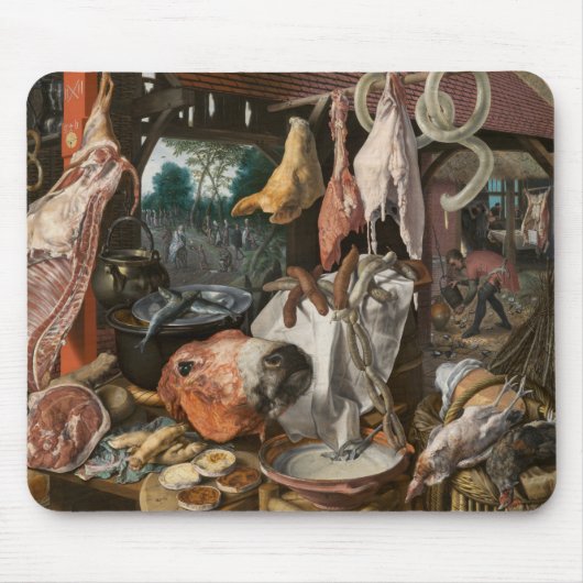 Butcher's Stall (van Pieter Aertsen) Muismat (Voorkant)