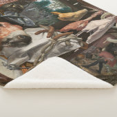 Butcher's Stall (van Pieter Aertsen) Sherpa Deken (3/4)