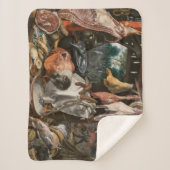 Butcher's Stall (van Pieter Aertsen) Sherpa Deken (Voorkant)