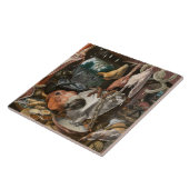 Butcher's Stall (van Pieter Aertsen) Tegeltje (Zijkant)
