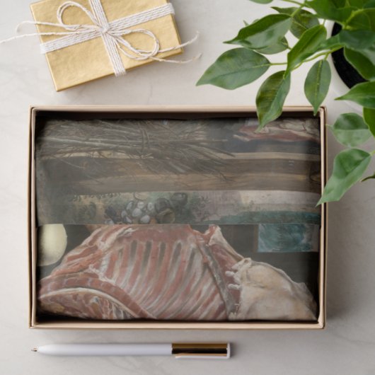 Butcher's Stall (van Pieter Aertsen) Tissuepapier (Geschenk)