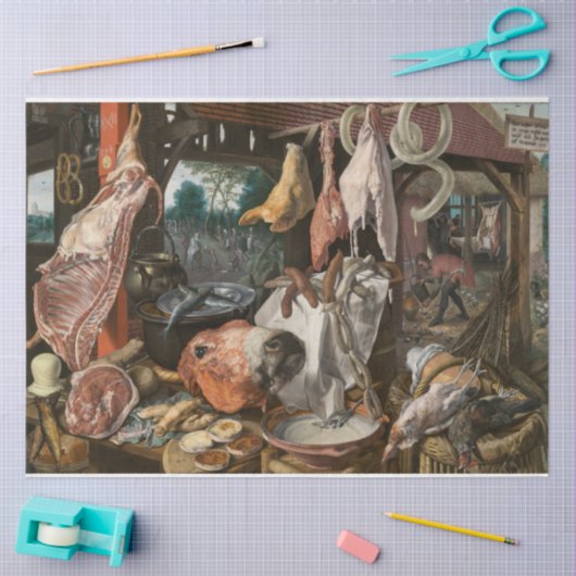 Butcher's Stall (van Pieter Aertsen) Tissuepapier (Craft)
