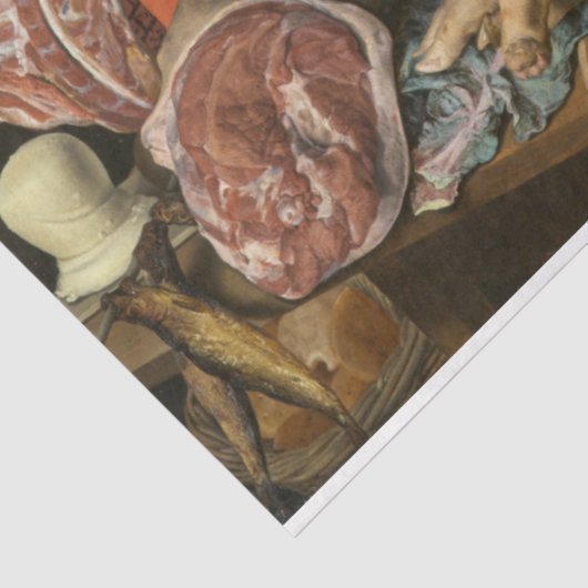 Butcher's Stall (van Pieter Aertsen) Tissuepapier (Detail)