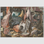 Butcher's Stall (van Pieter Aertsen) Tissuepapier (Voorkant)