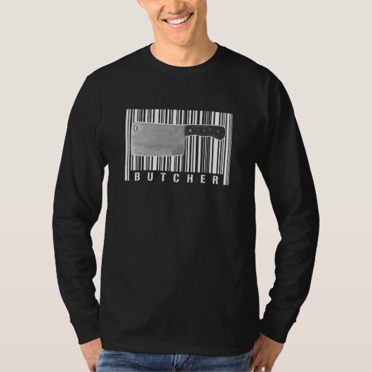 Butchery Kitchen Knife Vlees van rundvlees Kipkipp T-shirt (Voorkant)