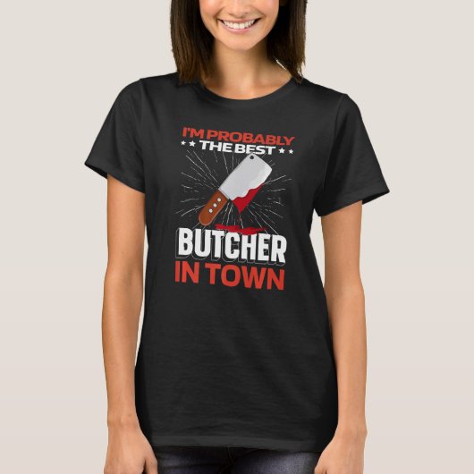 Butchery Meat - Butcher Premium T-shirt (Voorkant)