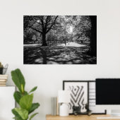 Bute Park op een zomermiddag. Cardiff, Wales Poster (Thuiskantoor)