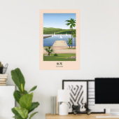 Bute Schotland Reisposter Poster (Thuiskantoor)