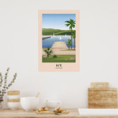 Bute Schotland Reisposter Poster (Keuken)