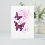 Buterfly Bedankkaart (Staand voorkant)