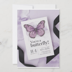 Butfu begin: Elegant Baby shower uitnodiging" Kaart