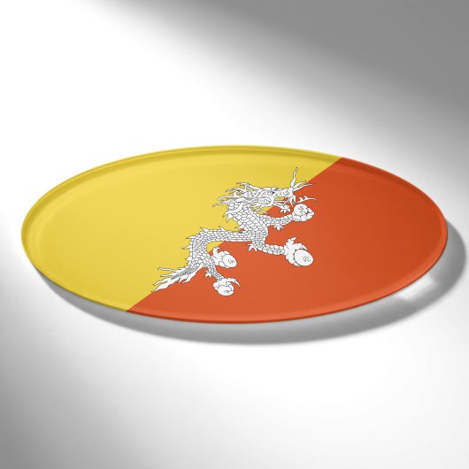 Buthaanse vlag naambadge (Voorkant)