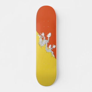 Buthaanse vlag persoonlijk skateboard