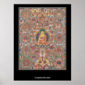 Buthanese Complete Mandala XIX Century Poster (Voorkant)