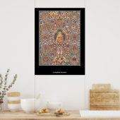 Buthanese Complete Mandala XIX Century Poster (Keuken)