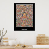 Buthanese Complete Mandala XIX-eeuwse Poster (Keuken)