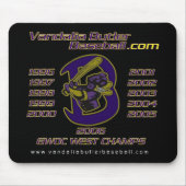 Butler Baseball Mousepad Muismat (Voorkant)