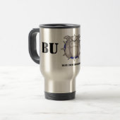 Butler Bulldog Grool Drool Coffe Traveler Reisbeker (Voorkant links)