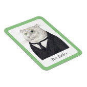 BUTLER CAT 3x4 flexibele magneet + tekst (Rechterzijde)