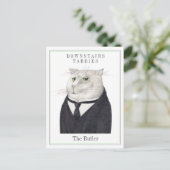 BUTLER CAT BRIEFKAART (Staand voorkant)