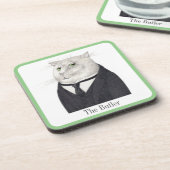 BUTLER CAT Hard Plastic Onderzetters + Tekst (Linkerzijde)