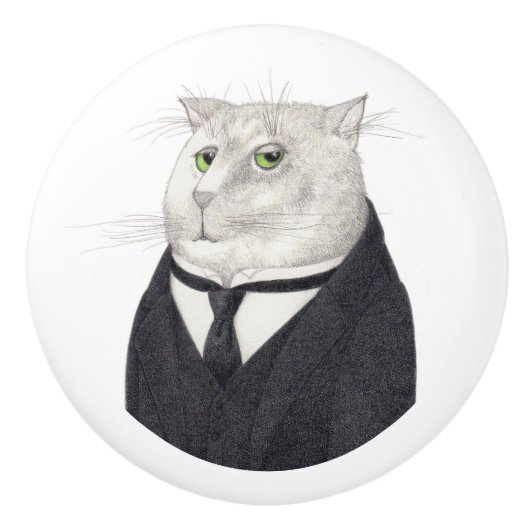 BUTLER CAT-knop voor keramische lade Knop (Voorkant)