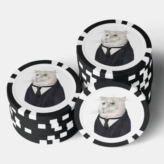 BUTLER CAT Poker Chips (Opstapeling)
