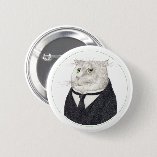 BUTLER CAT Ronde Pin Button II (Voorkant /achterkant)